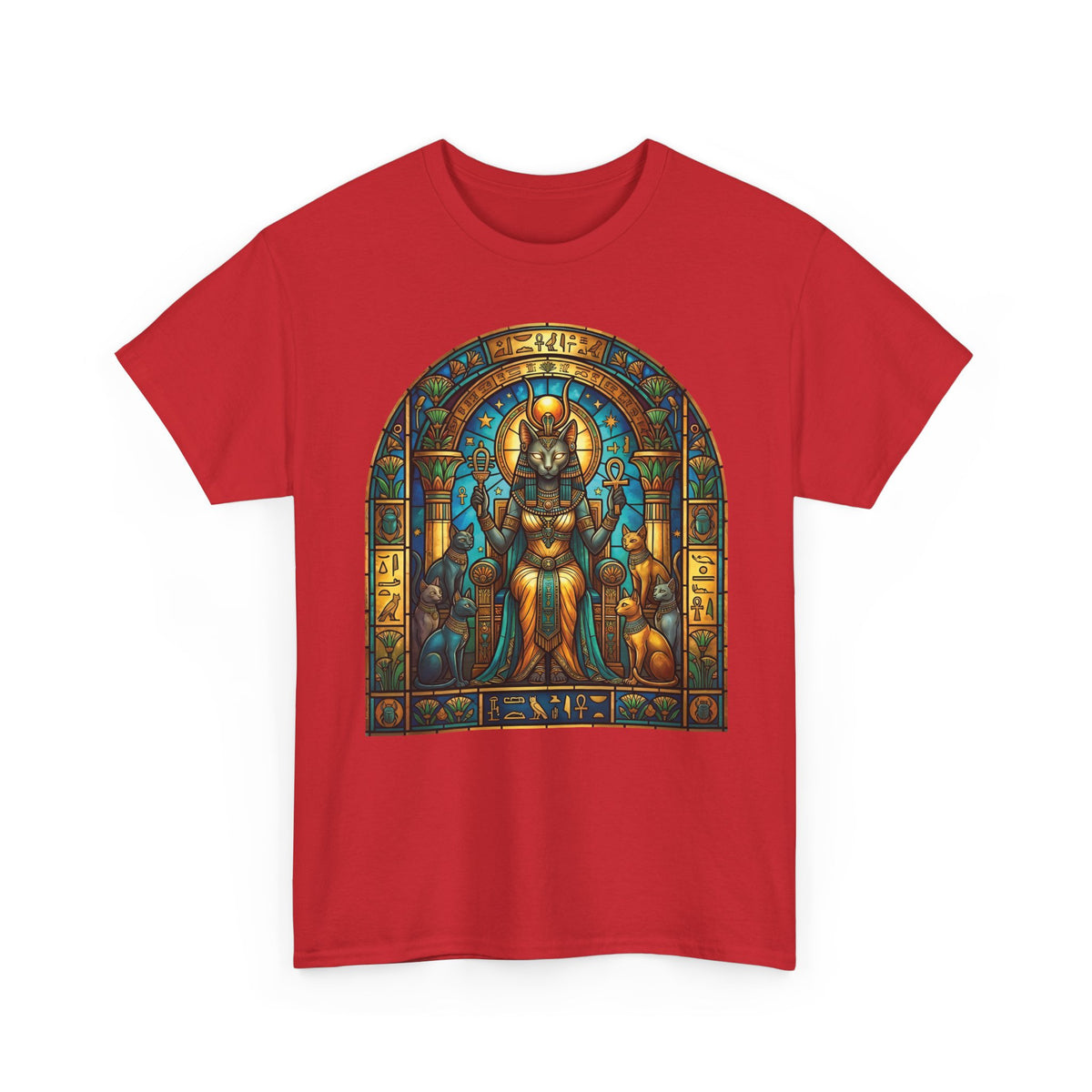 Bastet Goddess of Cats T-Shirt — Egyptian Cat Deity Tee