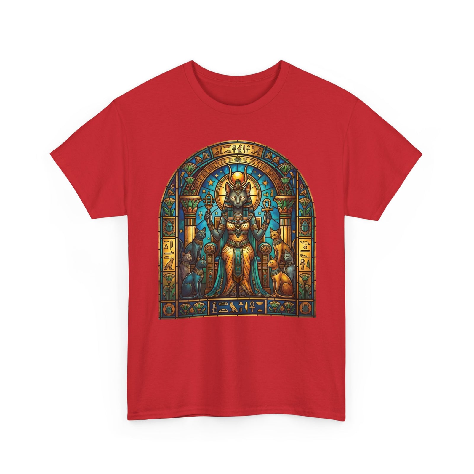 Bastet Goddess of Cats T-Shirt — Egyptian Cat Deity Tee