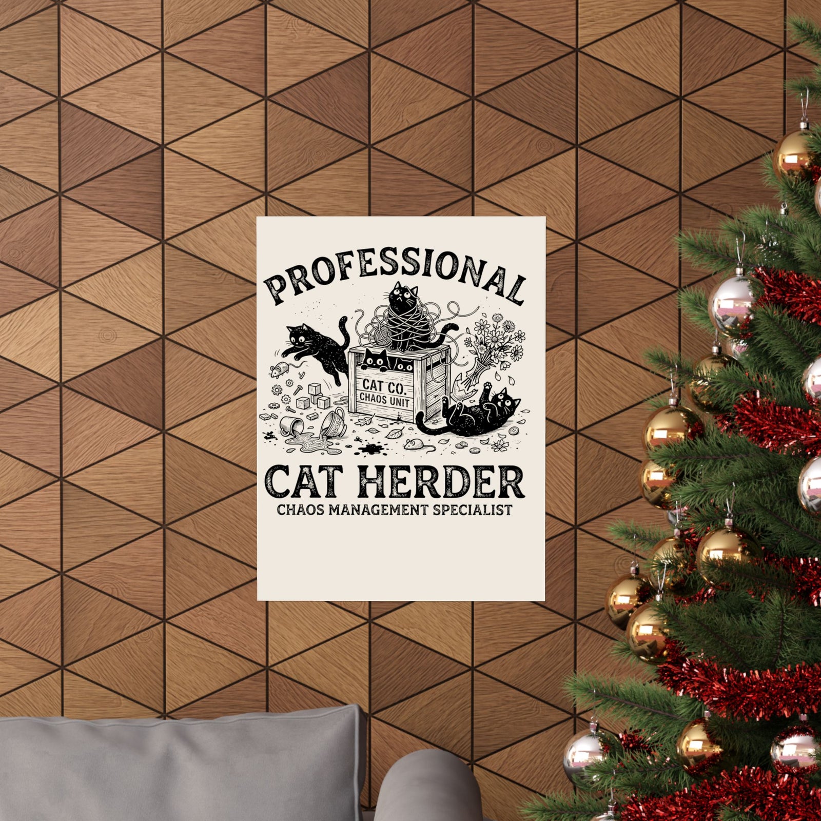 Professional Cat Herder Poster