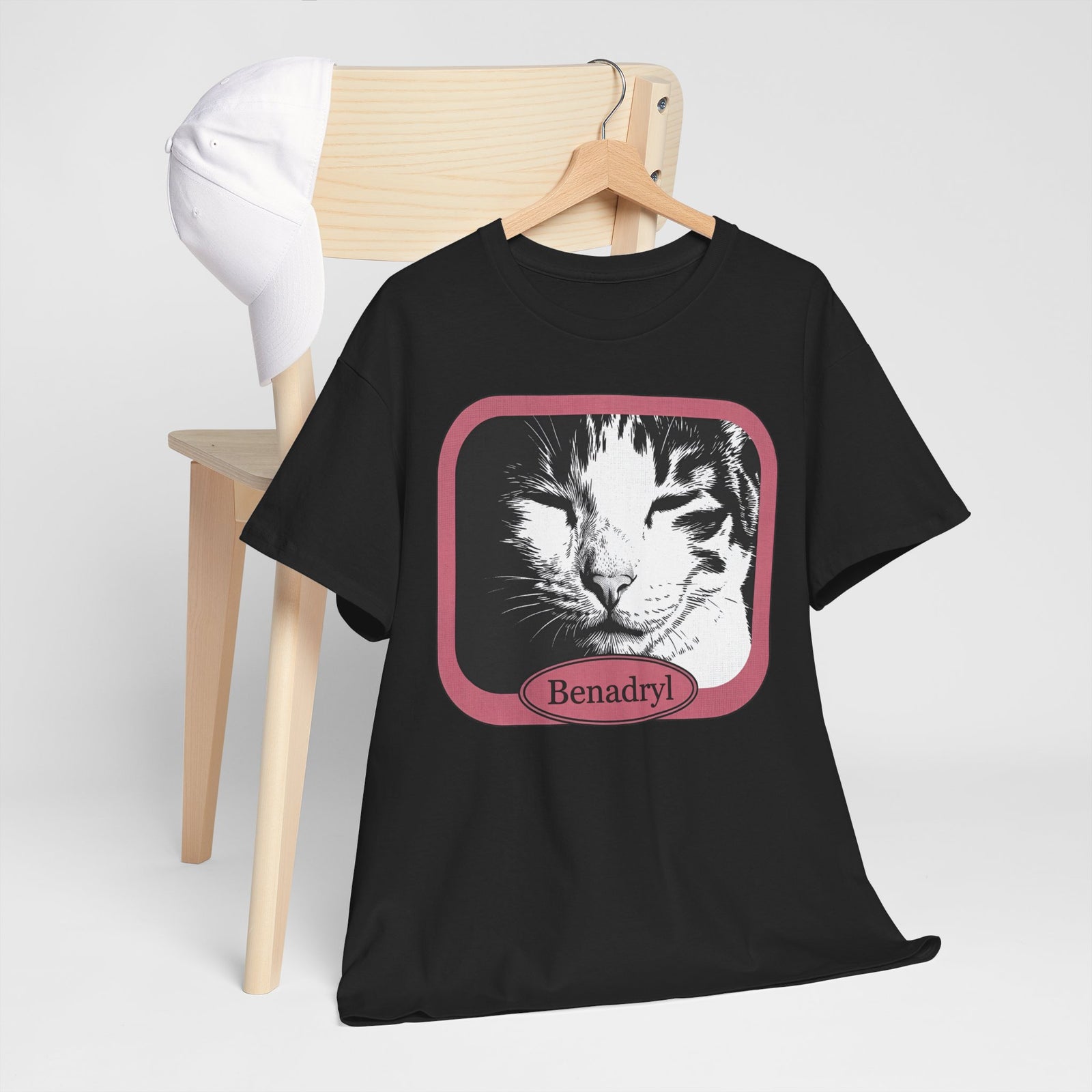 Cat After Benadryl T-Shirt — Funny Groggy Cat Tee