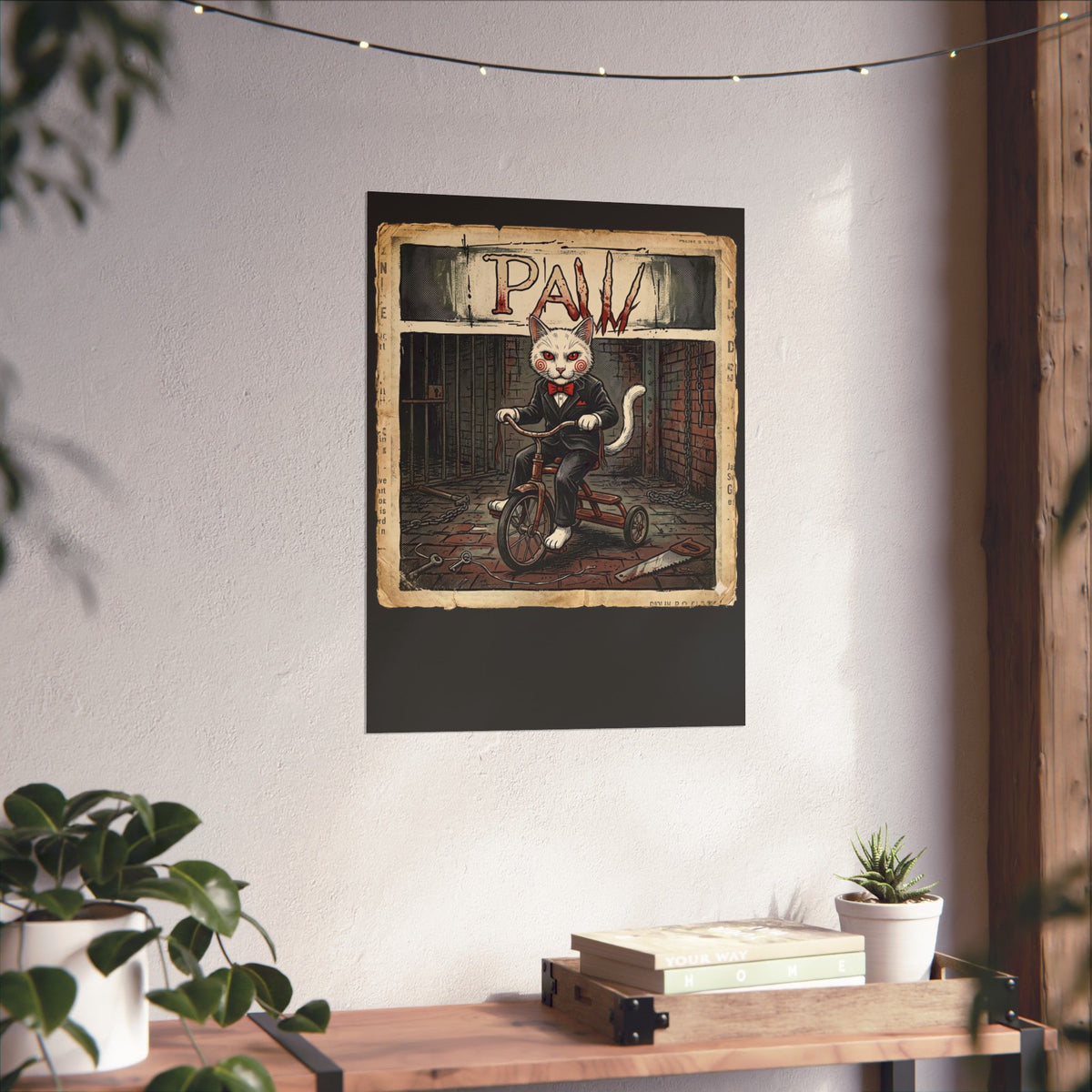 Billy the Puppet Cat Lover Poster
