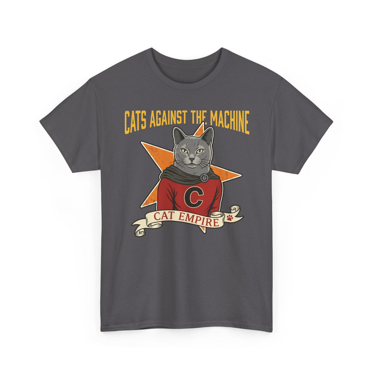 Cat Against the Machine Tee — Cat Empire Graphic T-Shirt