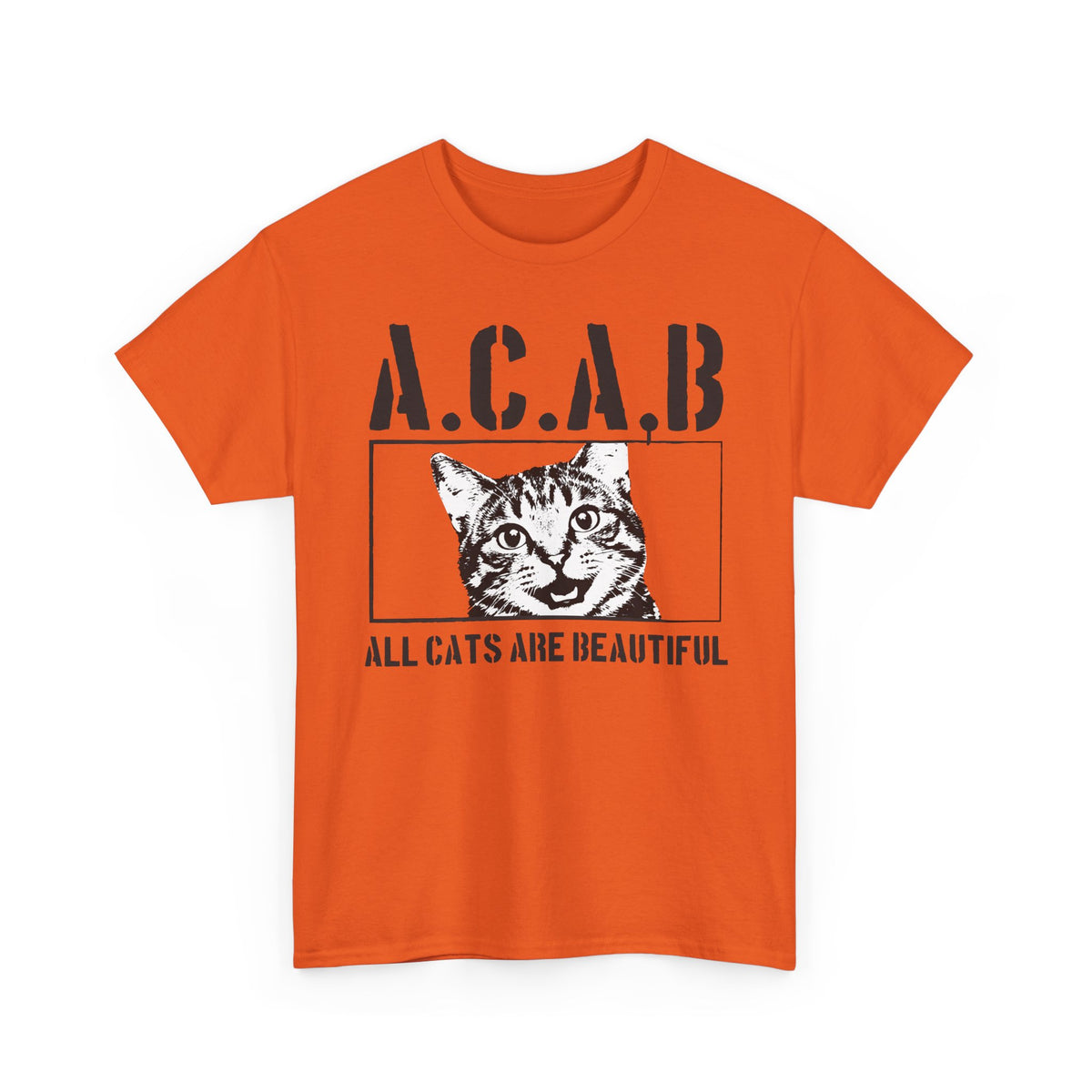 ACAB “All Cats Are Beautiful” T-Shirt — Cute Cat Lover Graphic Tee