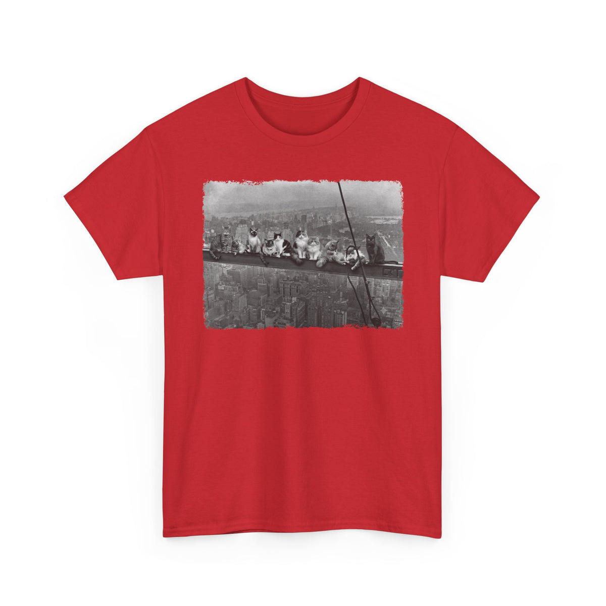 Skyscraper Cats T-Shirt — Urban Cat Skyline Tee
