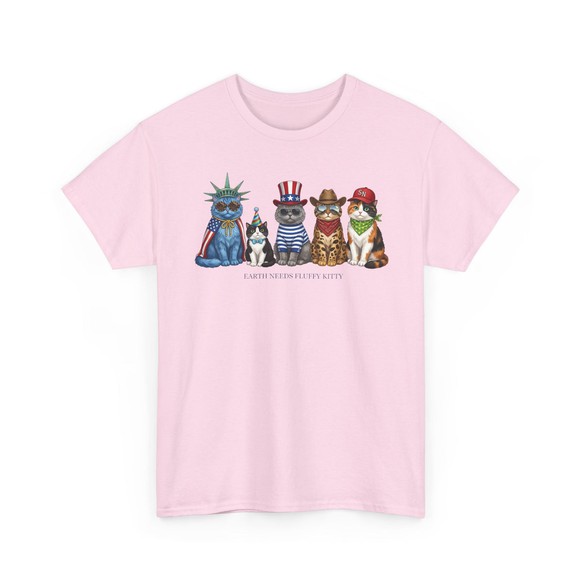 Earth Needs Fluffy Kitty T-Shirt