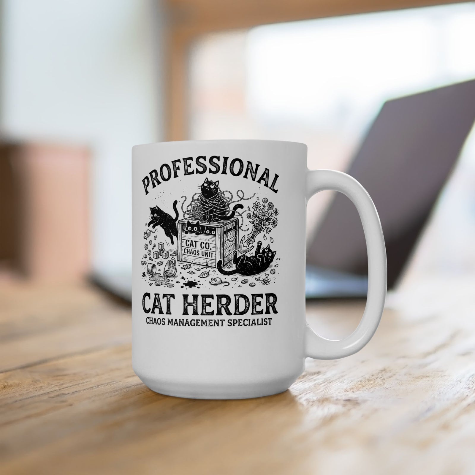 Professional Cat Herder Ceramic Mug