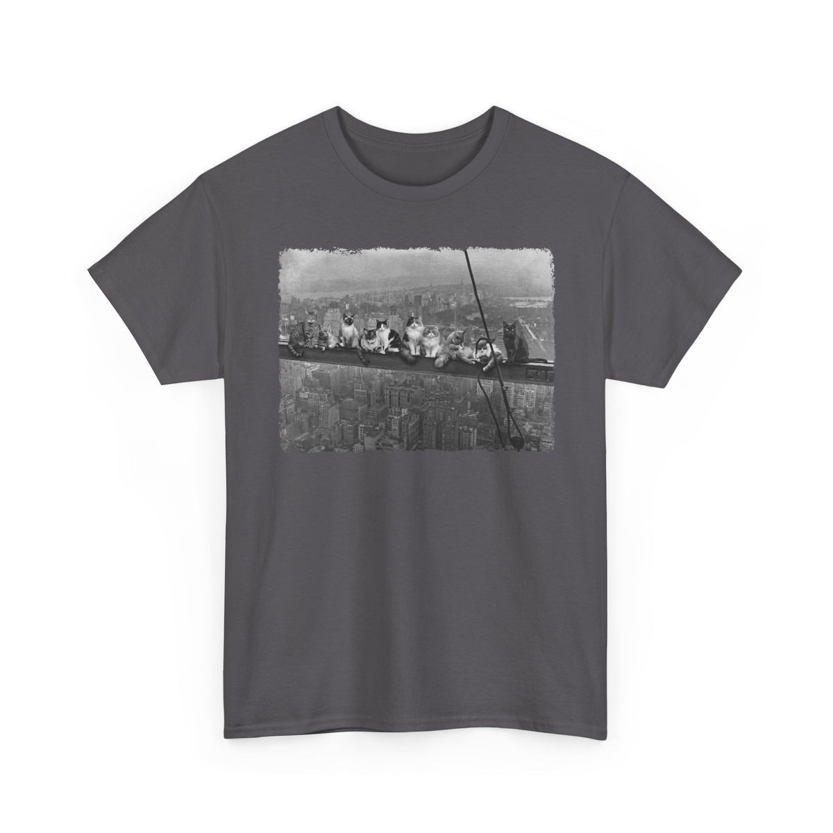 Skyscraper Cats T-Shirt — Urban Cat Skyline Tee