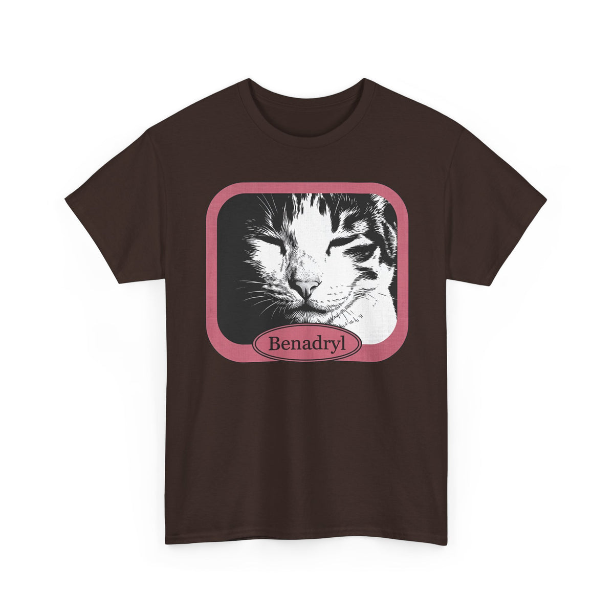 Cat After Benadryl T-Shirt — Funny Groggy Cat Tee