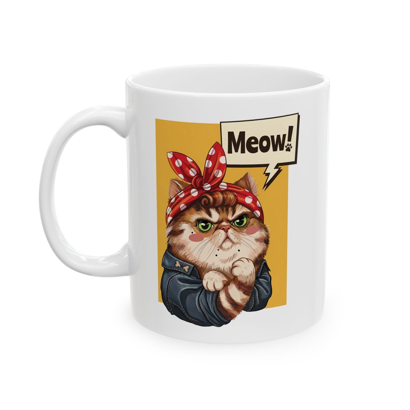 The Feminist Cat Ceramic Mug