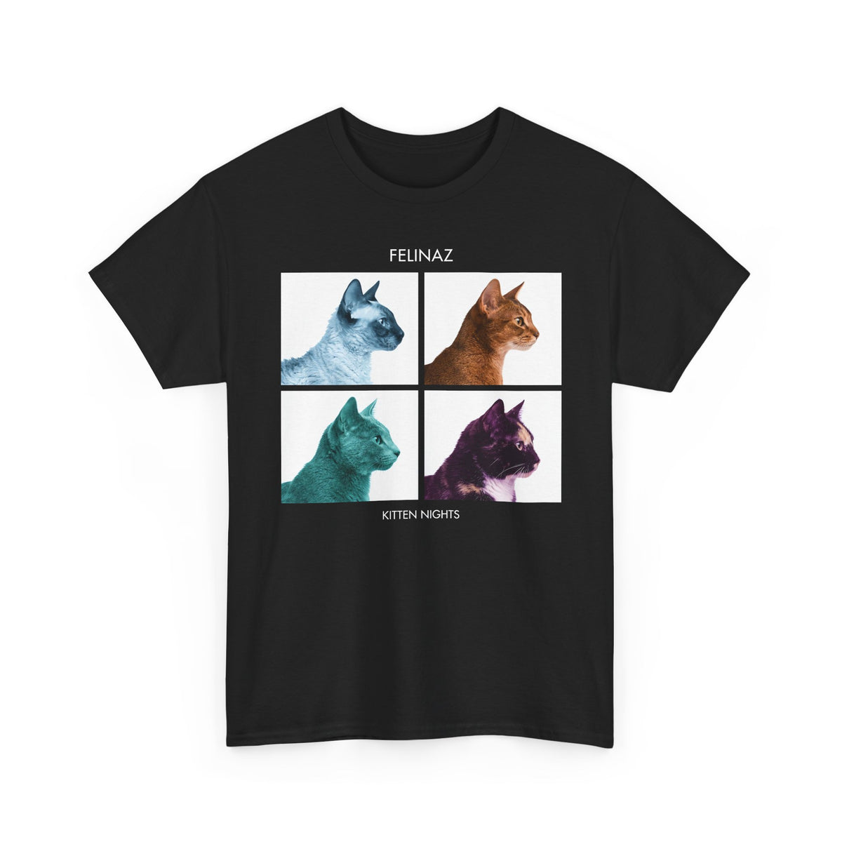 Felinaz Kitten Night Cat Parody T-Shirt