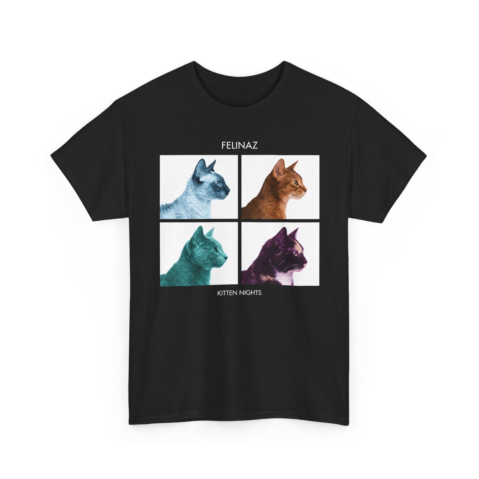 Felinaz Kitten Night Cat Parody T-Shirt