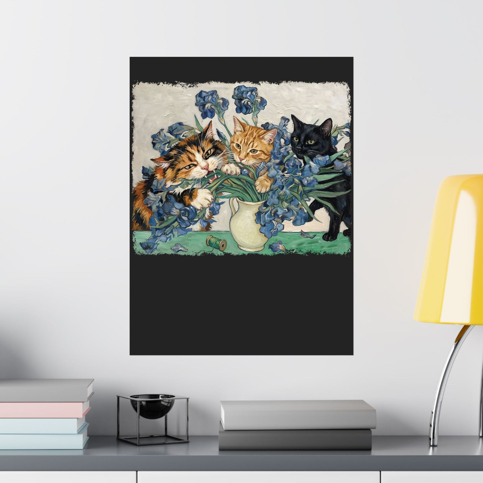Cats and Masterpiece Poster