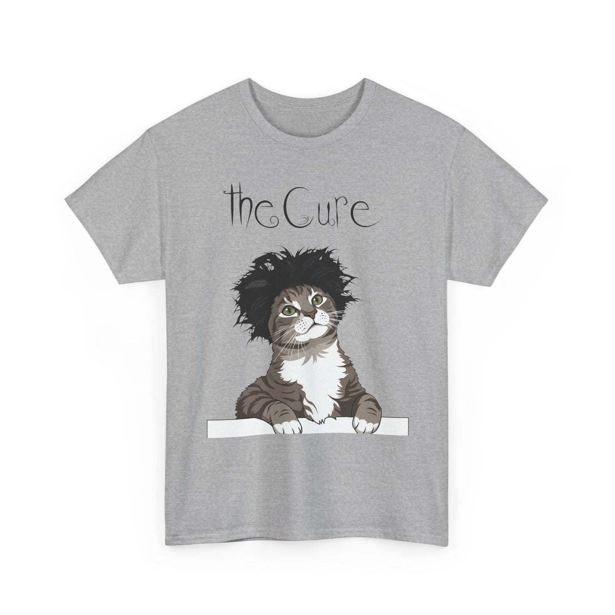The Cure Kitten Band Tee Cute Cat