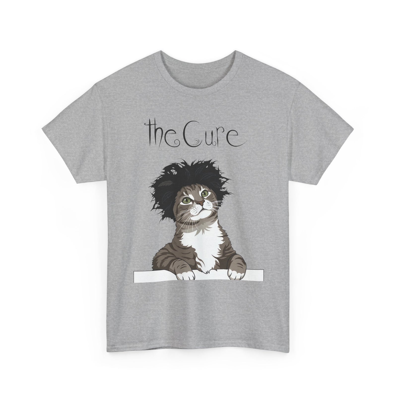 The Cure Kitten Band Tee Cute Cat