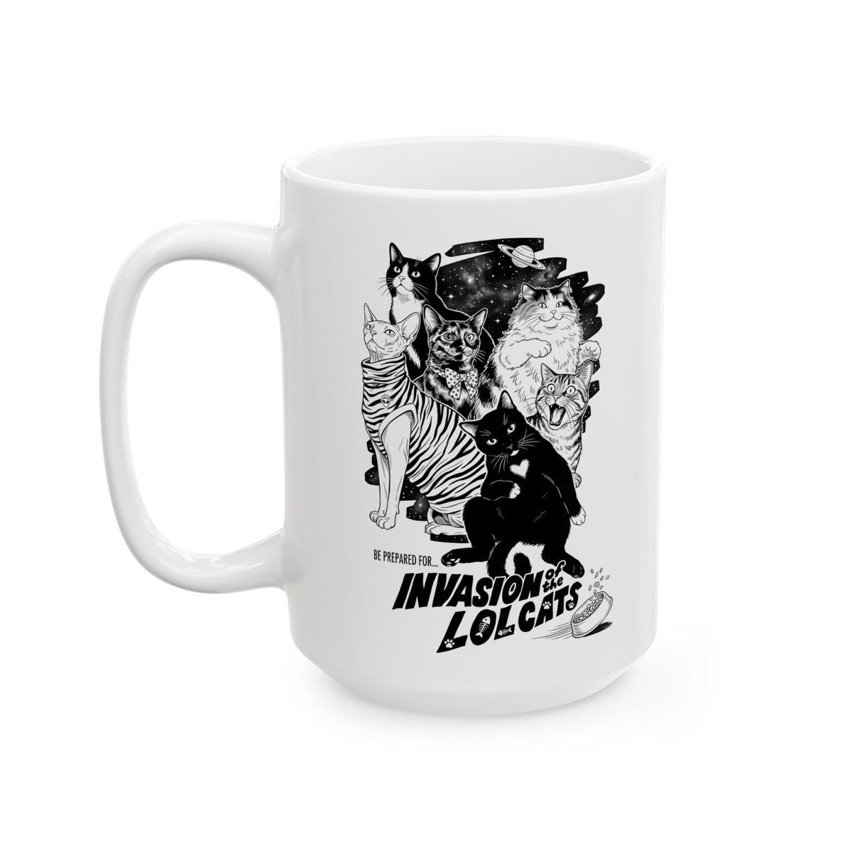 Invasion of the LOLCATS Ceramic Mug