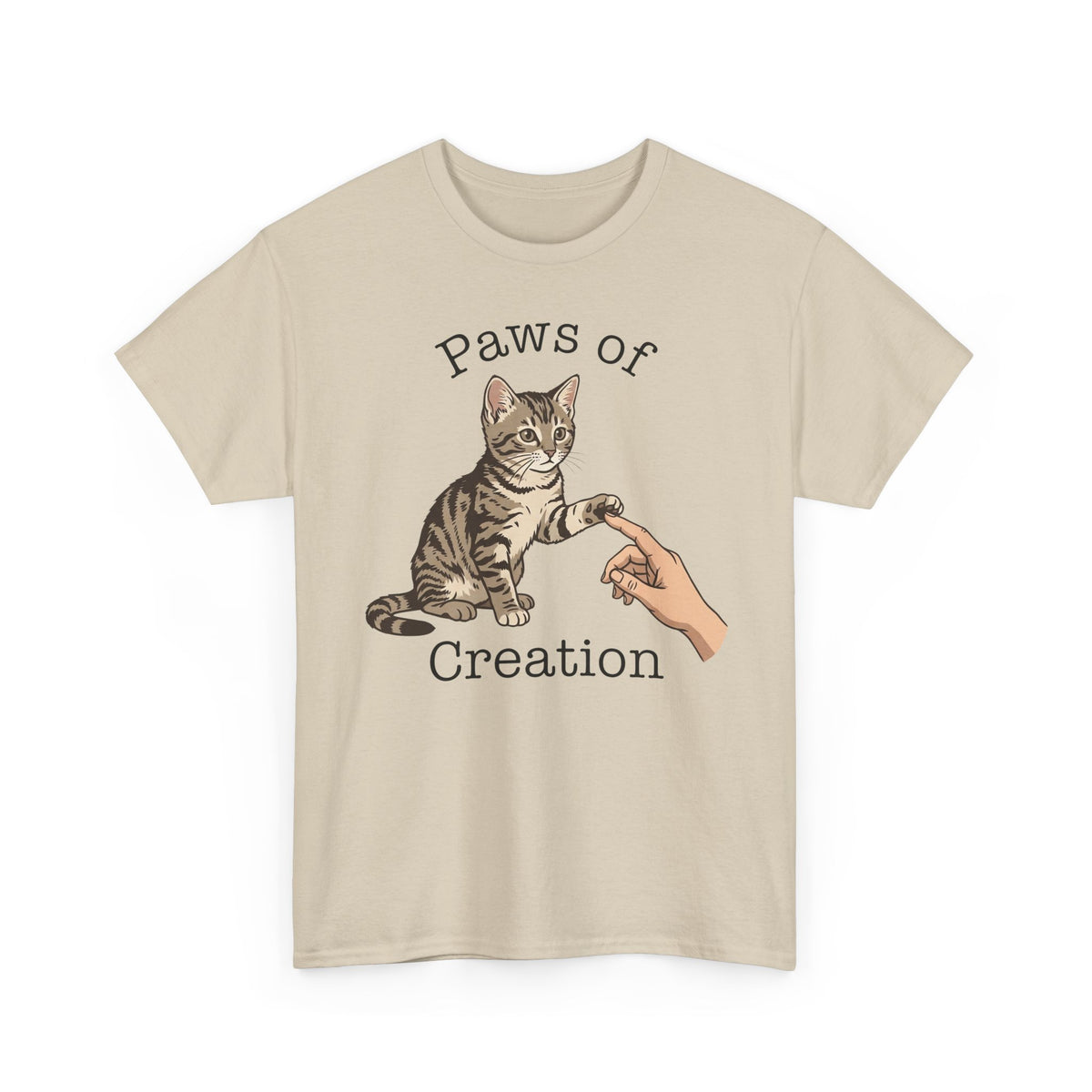 Paws of Creation Graphic Tee for Cat Lovers