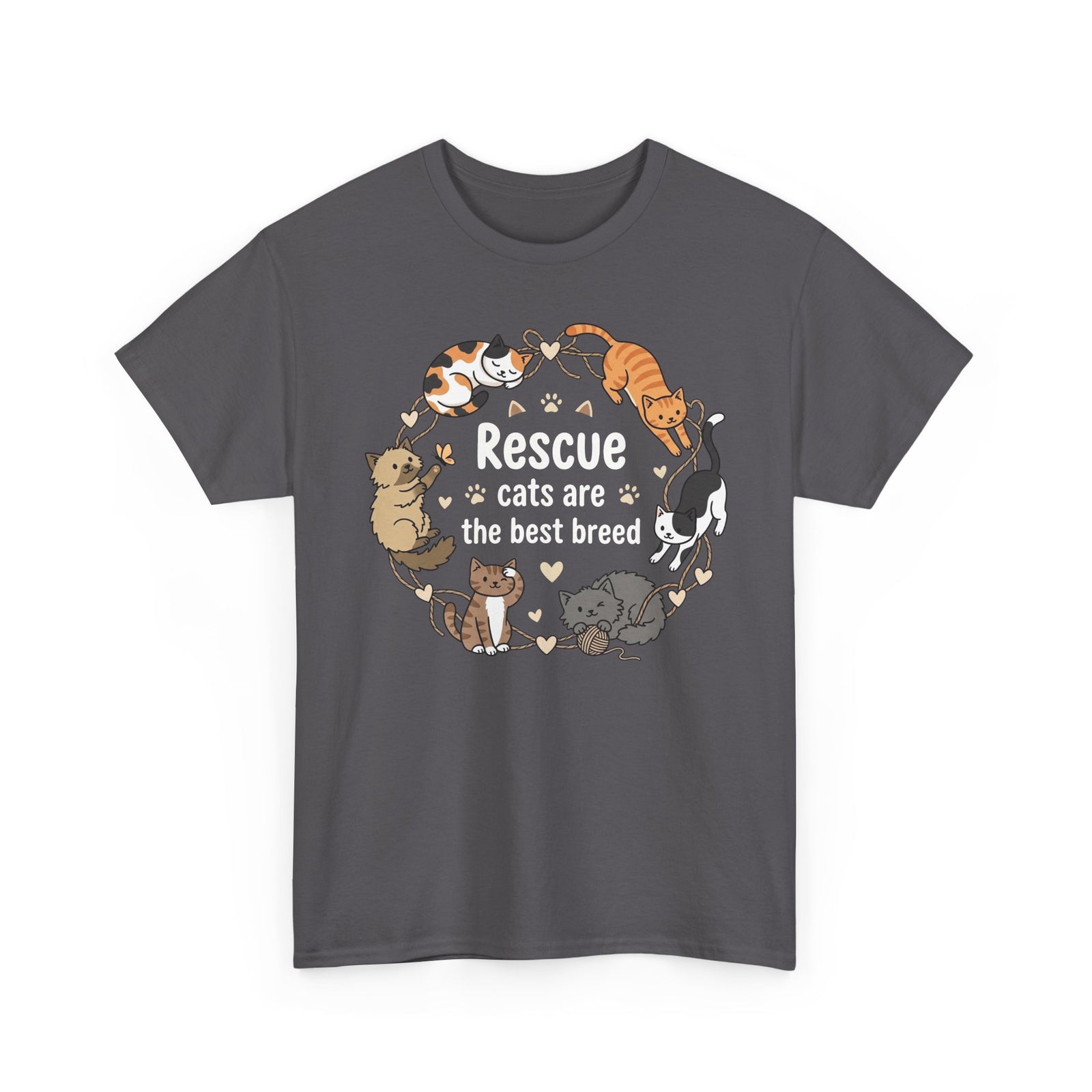 Rescue Cats Are the Best Breed T-Shirt