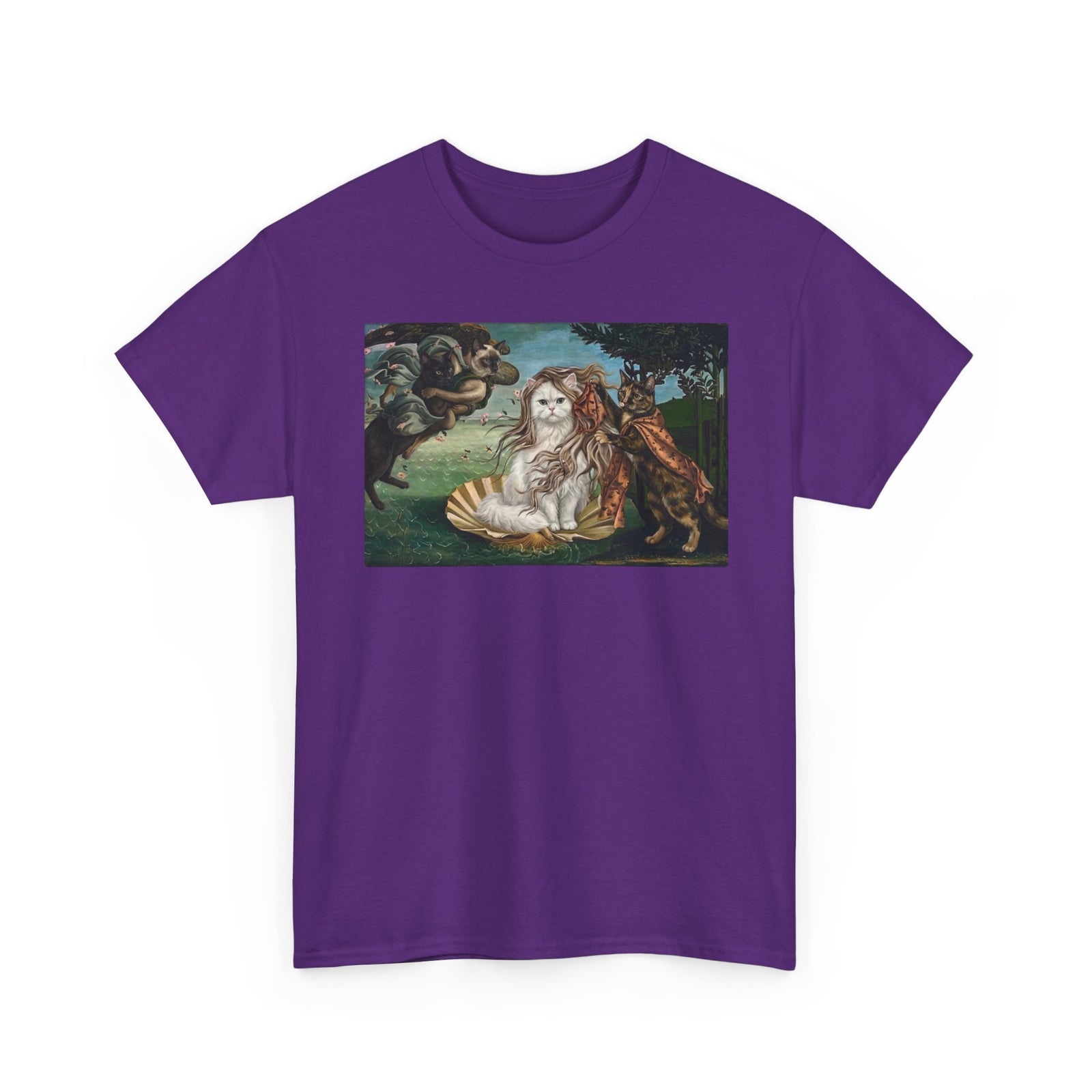 Birth of Venus Kitty T-Shirt — Vintage Art Cat Tee