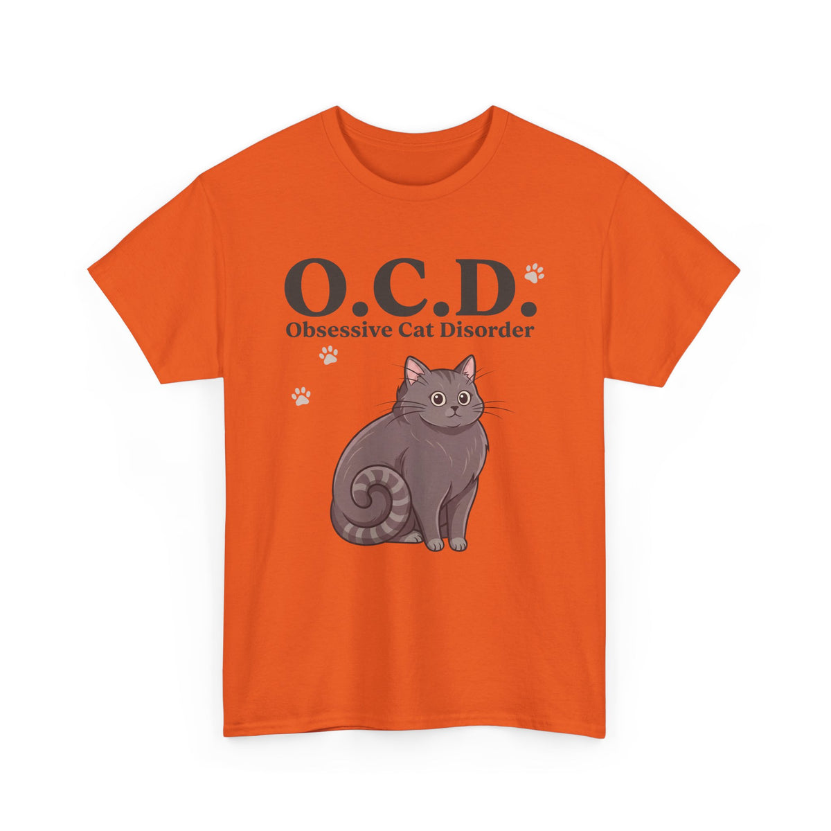 Obsessive Cat Disorder T-Shirt — O.C.D. Cat Lover Tee