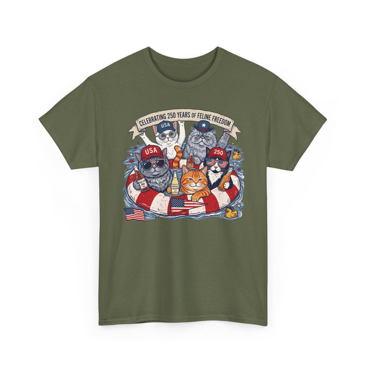250 Years of Feline Freedom T-Shirt