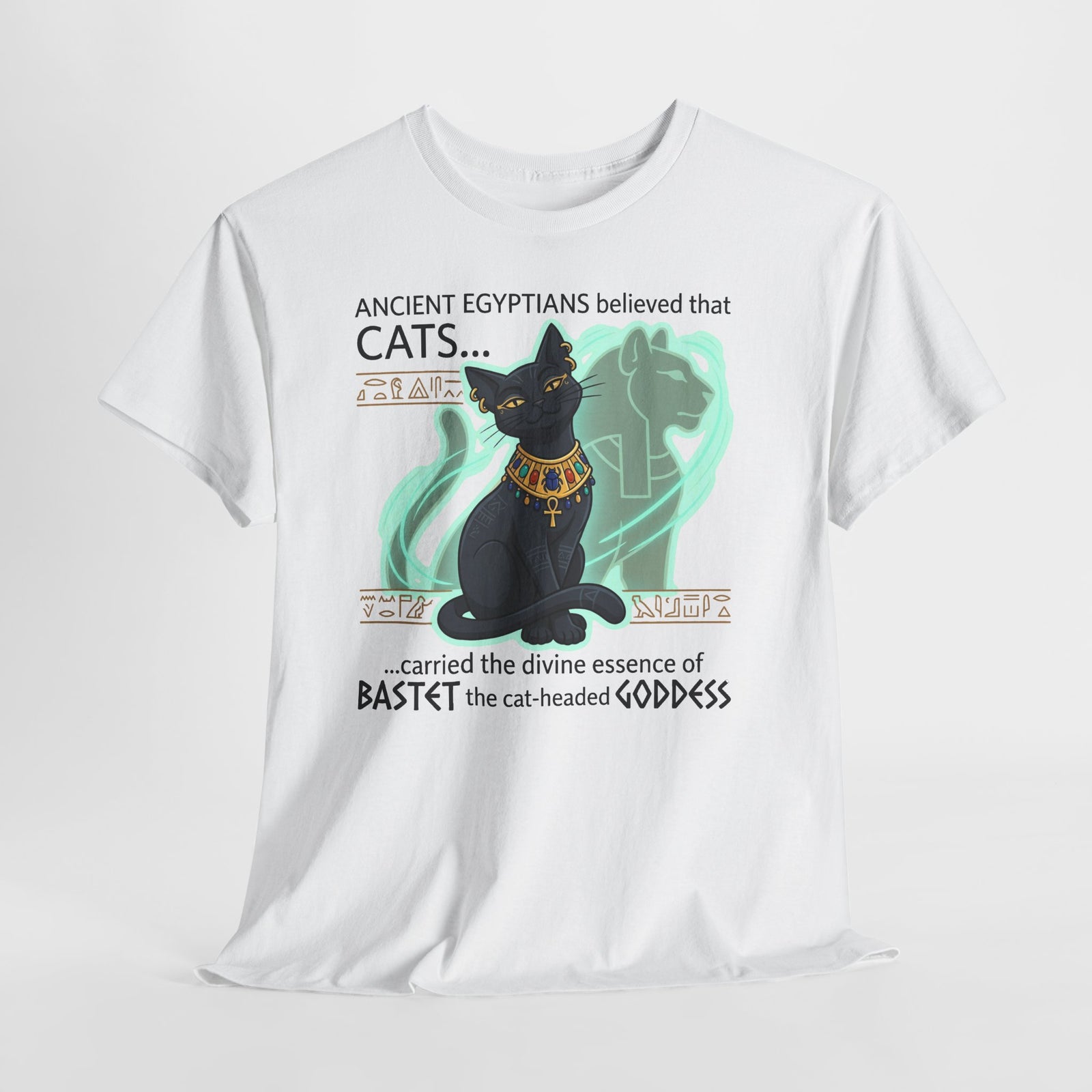 Ancient Egyptian Cat Tee — "Cats... carried the divine essence of Bastet"
