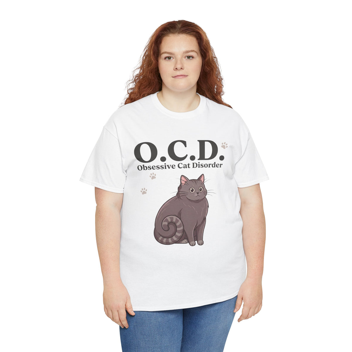 Obsessive Cat Disorder T-Shirt — O.C.D. Cat Lover Tee