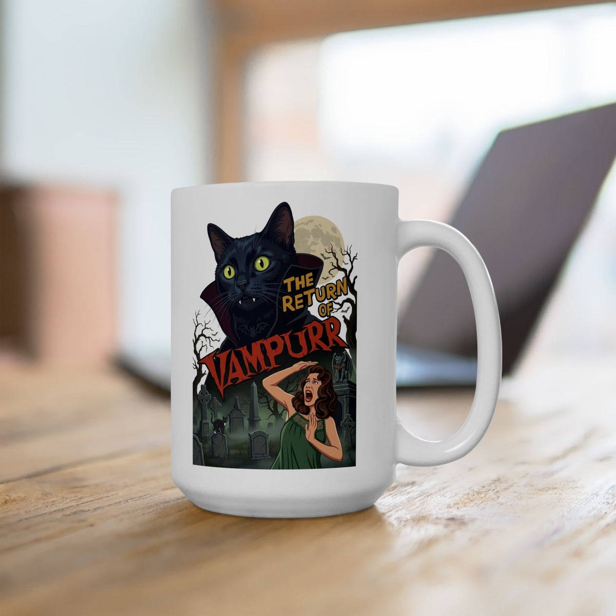 Vampurrr Cats 'The Return of Vampurrr' Ceramic Mug