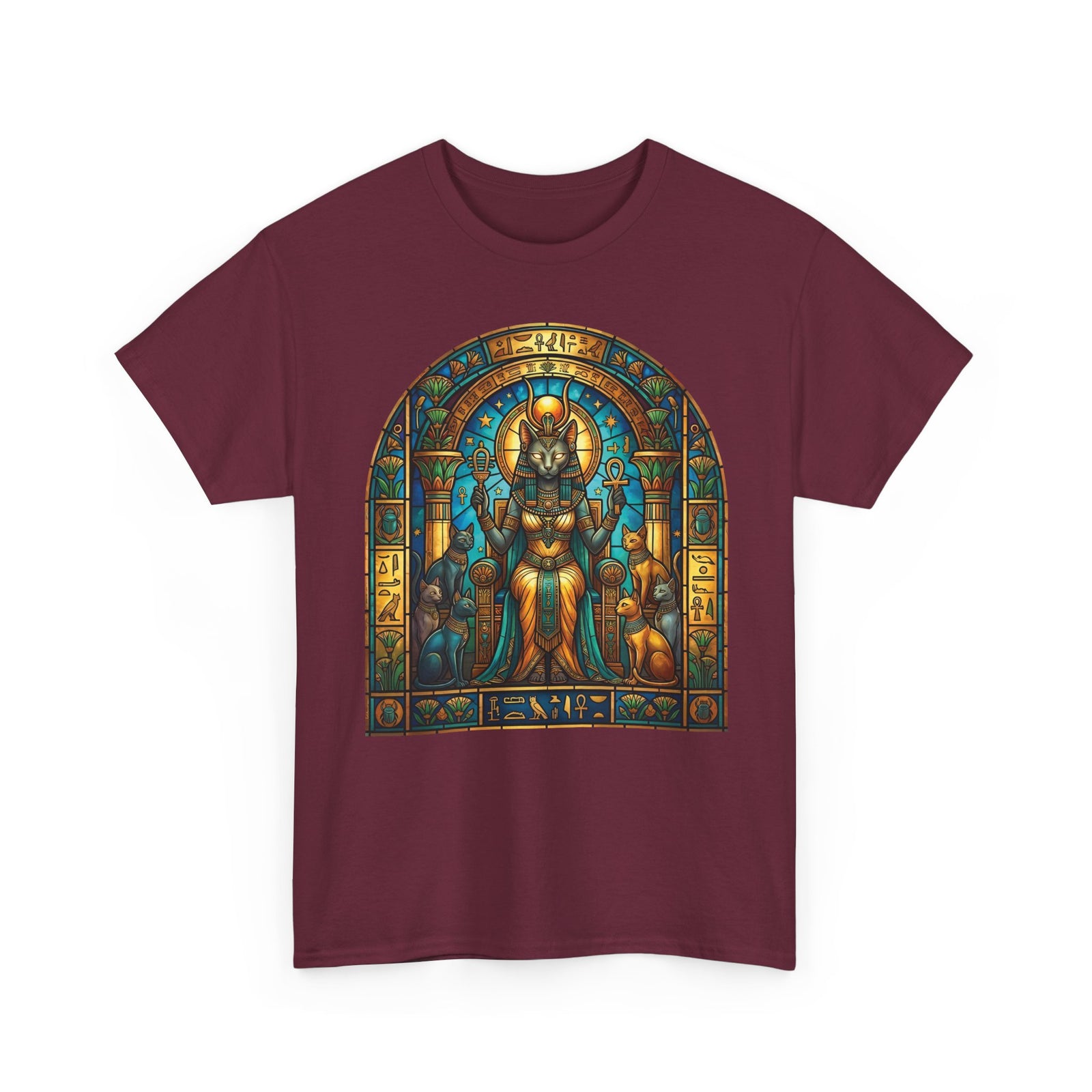 Bastet Goddess of Cats T-Shirt — Egyptian Cat Deity Tee
