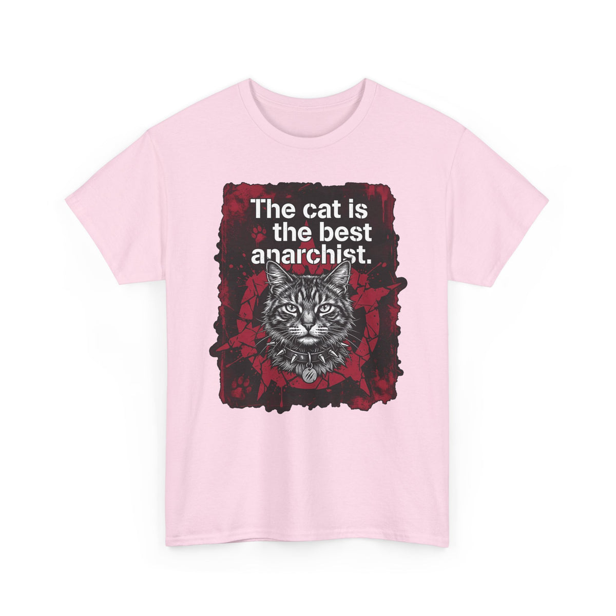 Anarchist Cat T-Shirt "The Cat Is the Best Anarchist"
