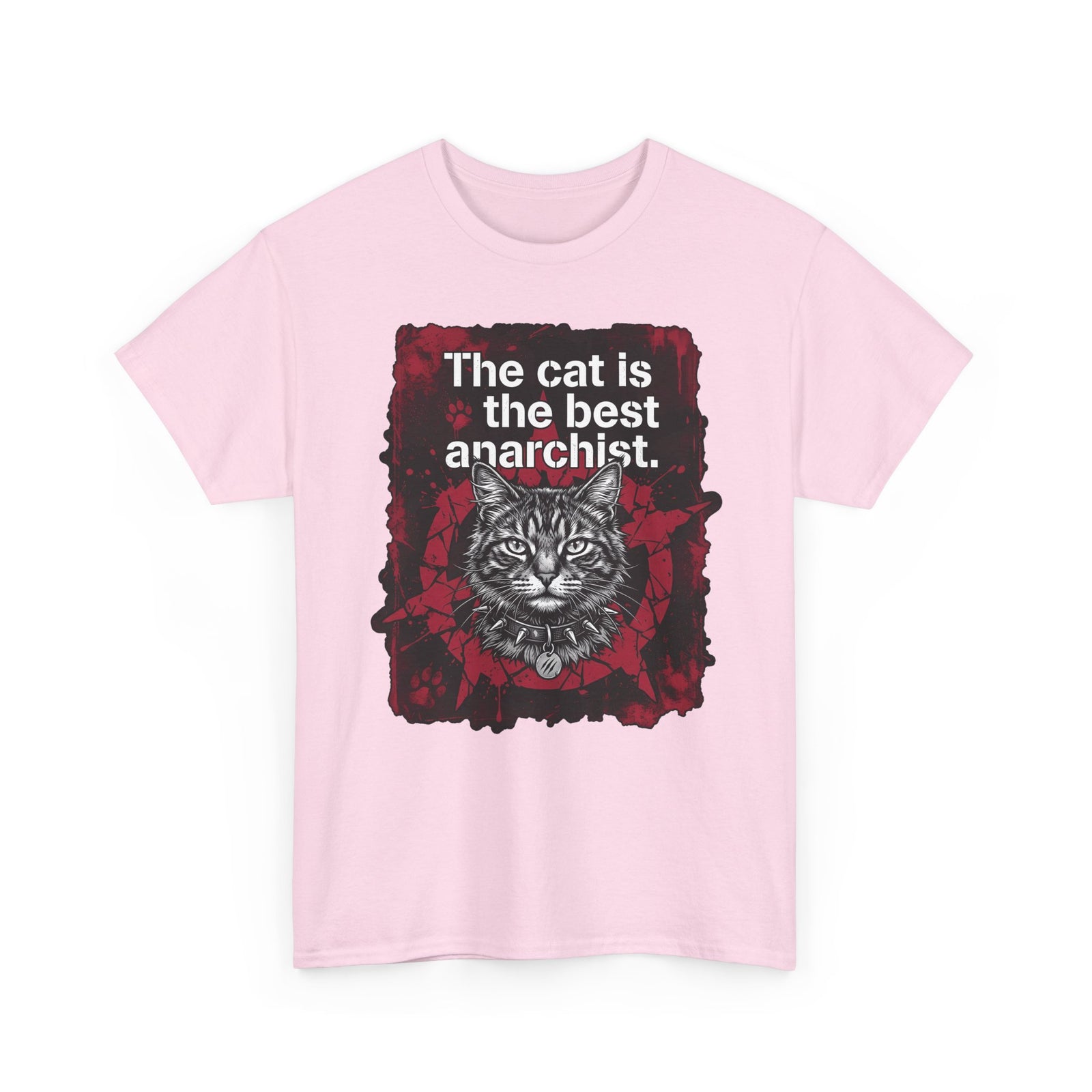 Anarchist Cat T-Shirt "The Cat Is the Best Anarchist"