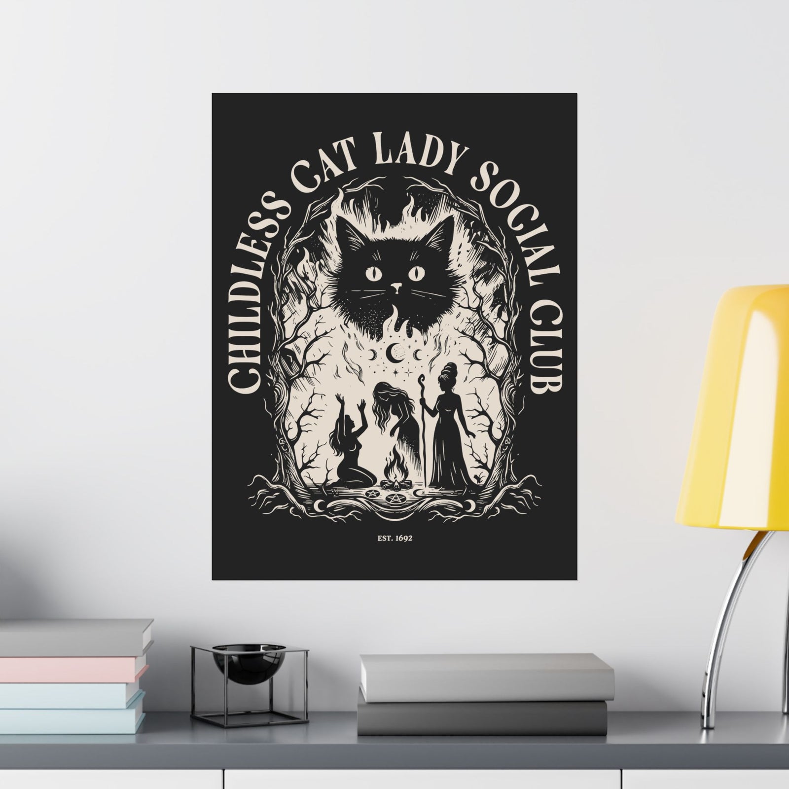 Childless Cat Lady Social Club Poster