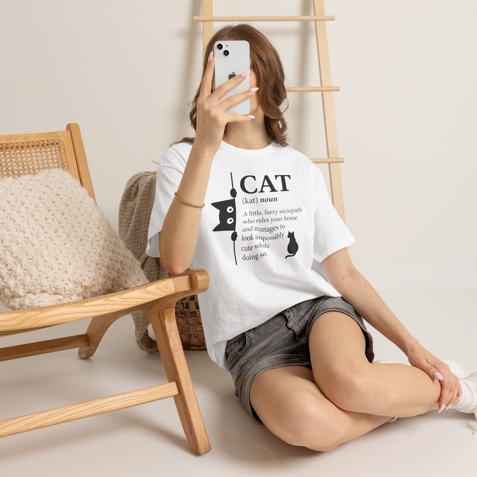 Cat (kat) Definition T-Shirt — Funny Cat Lover Tee
