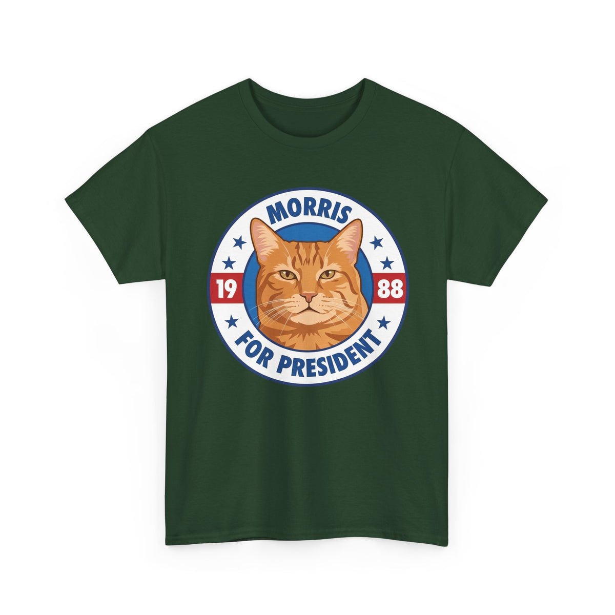 Cat For President 1988 T-Shirt Vintage Political Cat Tee