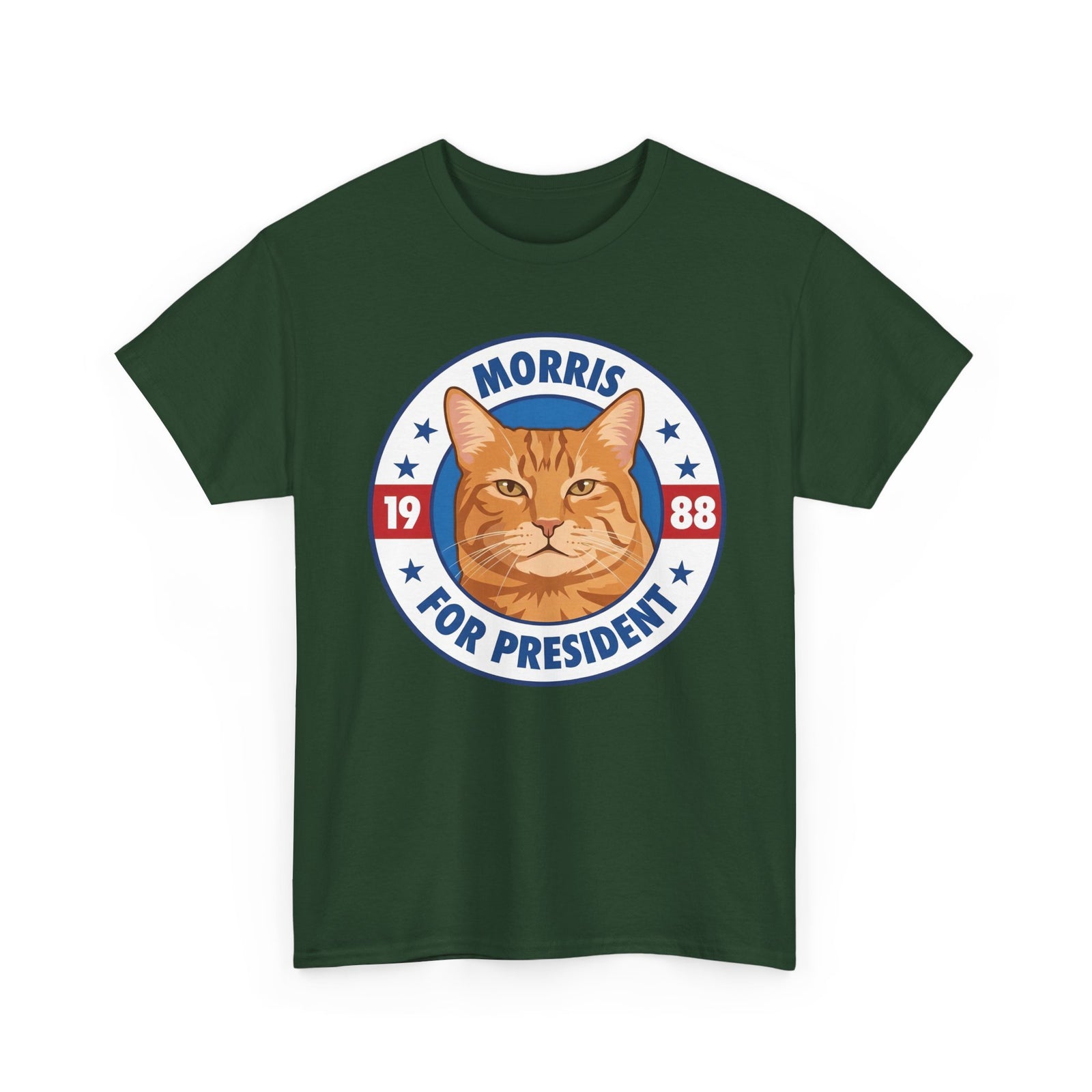 Cat For President 1988 T-Shirt Vintage Political Cat Tee