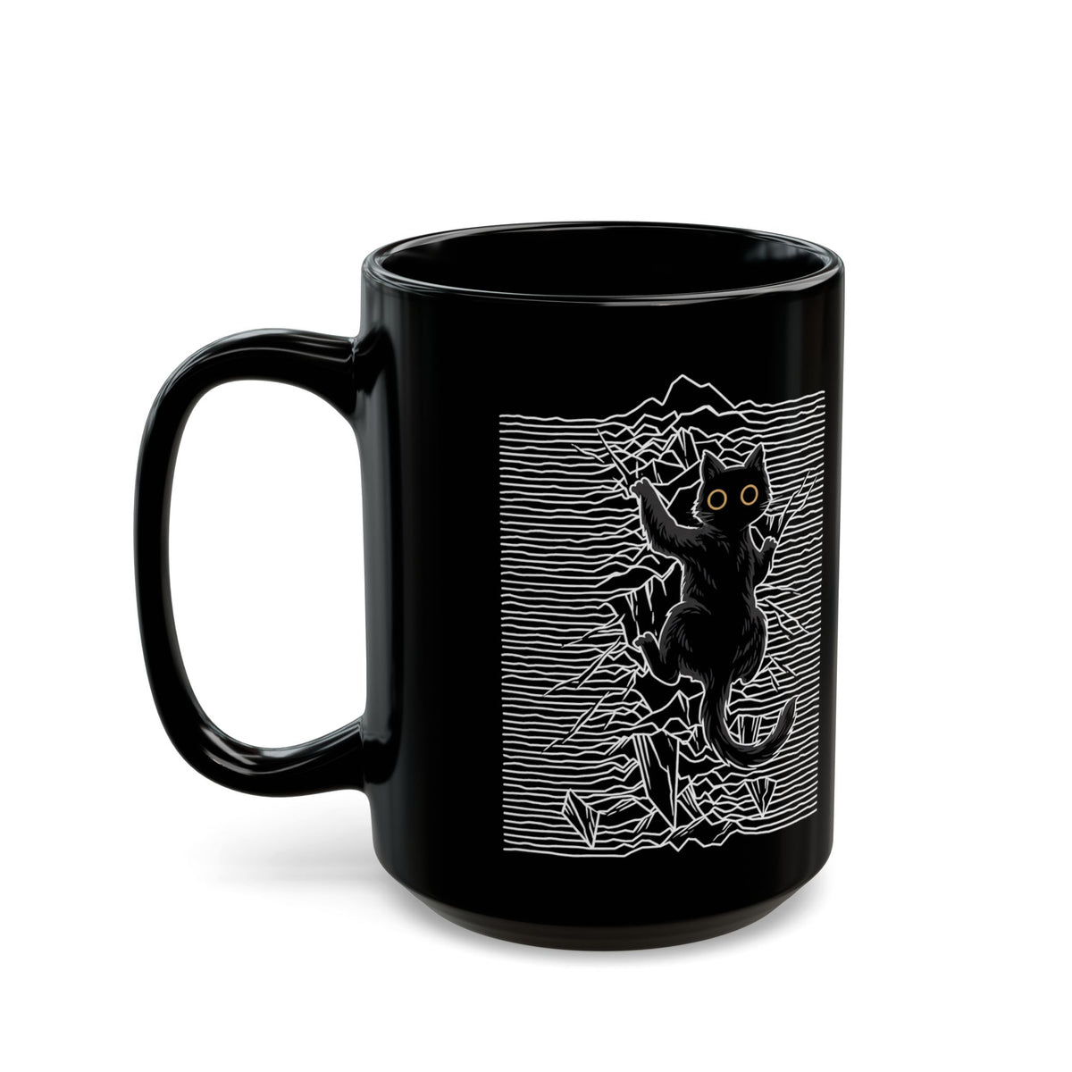 Cat Division Black Mug — Funny Cat Squad Mug