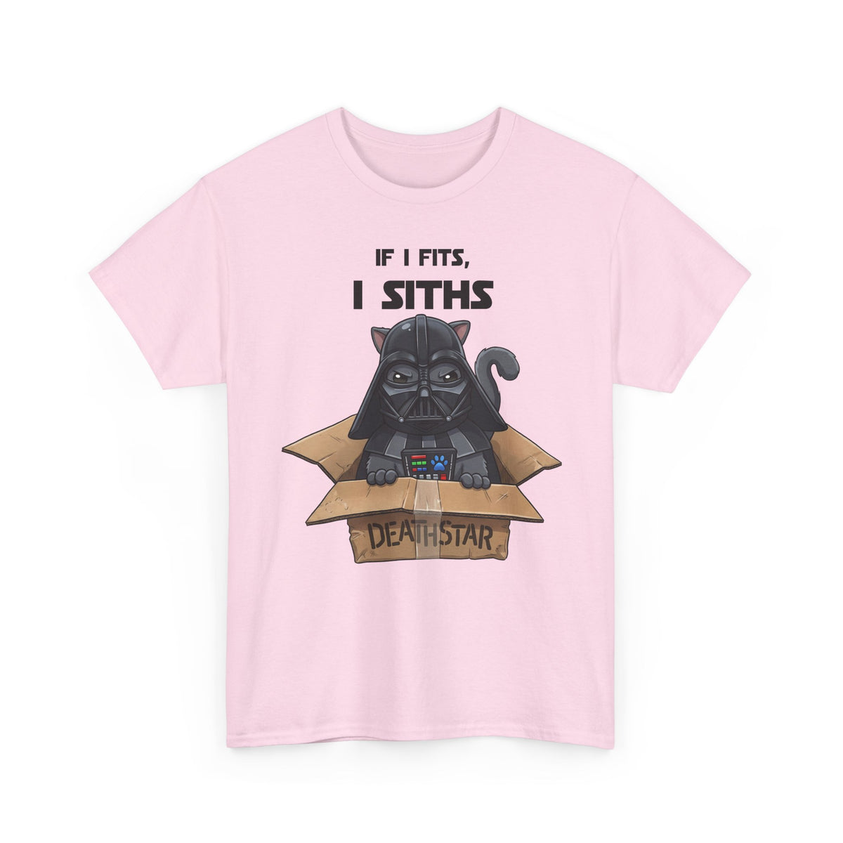 Space Villain Kitten Retro Galaxy Cat T-Shirt Funny Cat in Box Graphic Tee