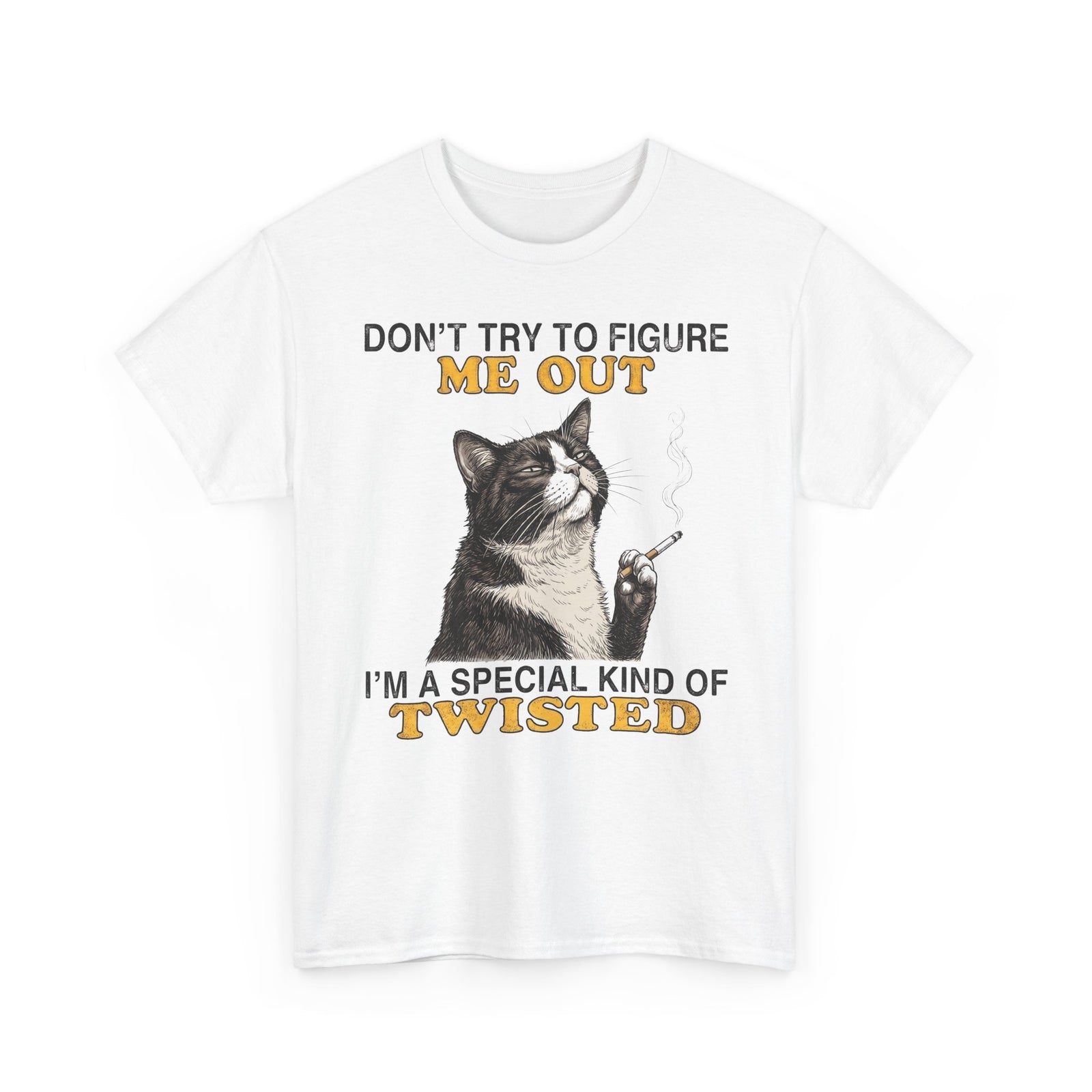 Grumpy Cat Tee "I’m a Special Kind of Twisted" Funny Sarcastic Cat Shirt for Cat Lovers
