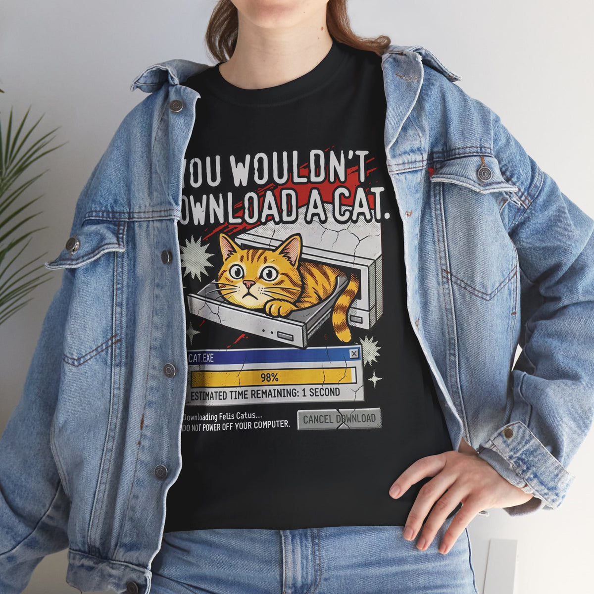 You Wouldn't Download A Cat Funny Cat T-Shirt