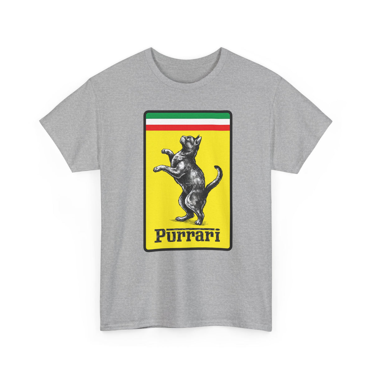 Purrari Tee — Cat Racing Graphic T-Shirt