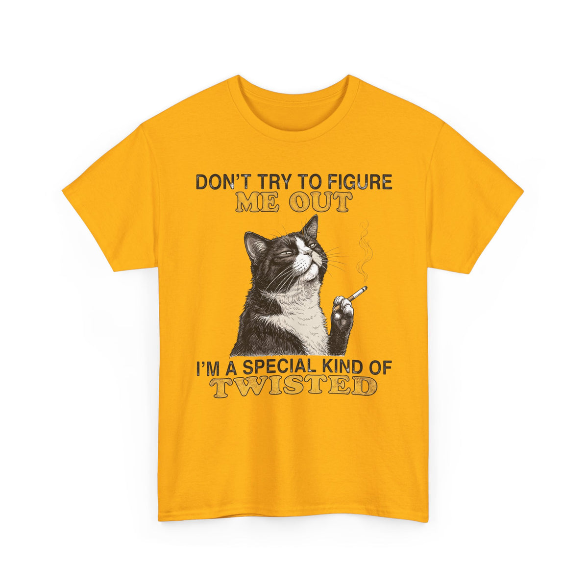 Grumpy Cat Tee "I’m a Special Kind of Twisted" Funny Sarcastic Cat Shirt for Cat Lovers