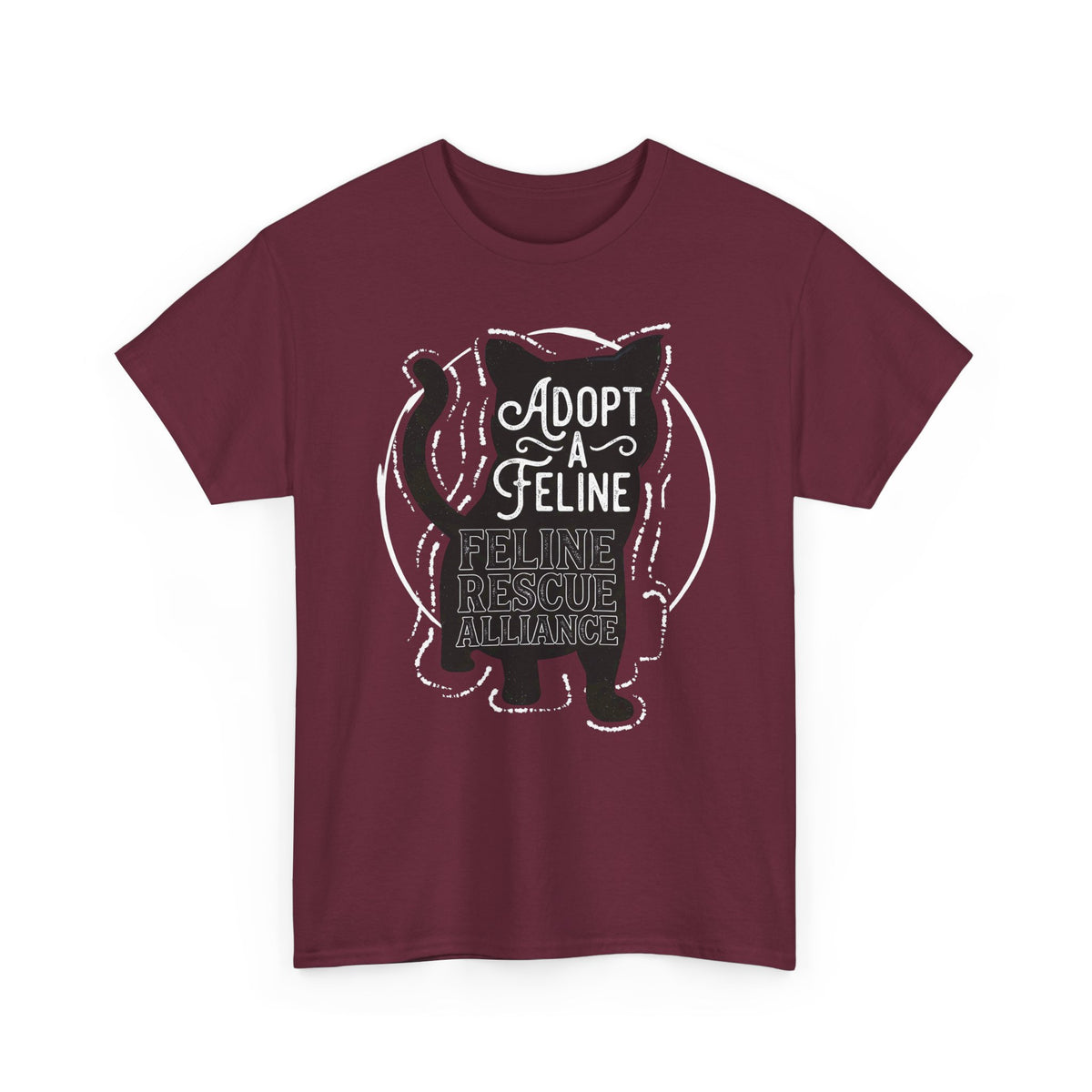 Adopt a Feline T-Shirt – Feline Rescue Alliance Cat Shirt, Cat Lover Graphic Tee