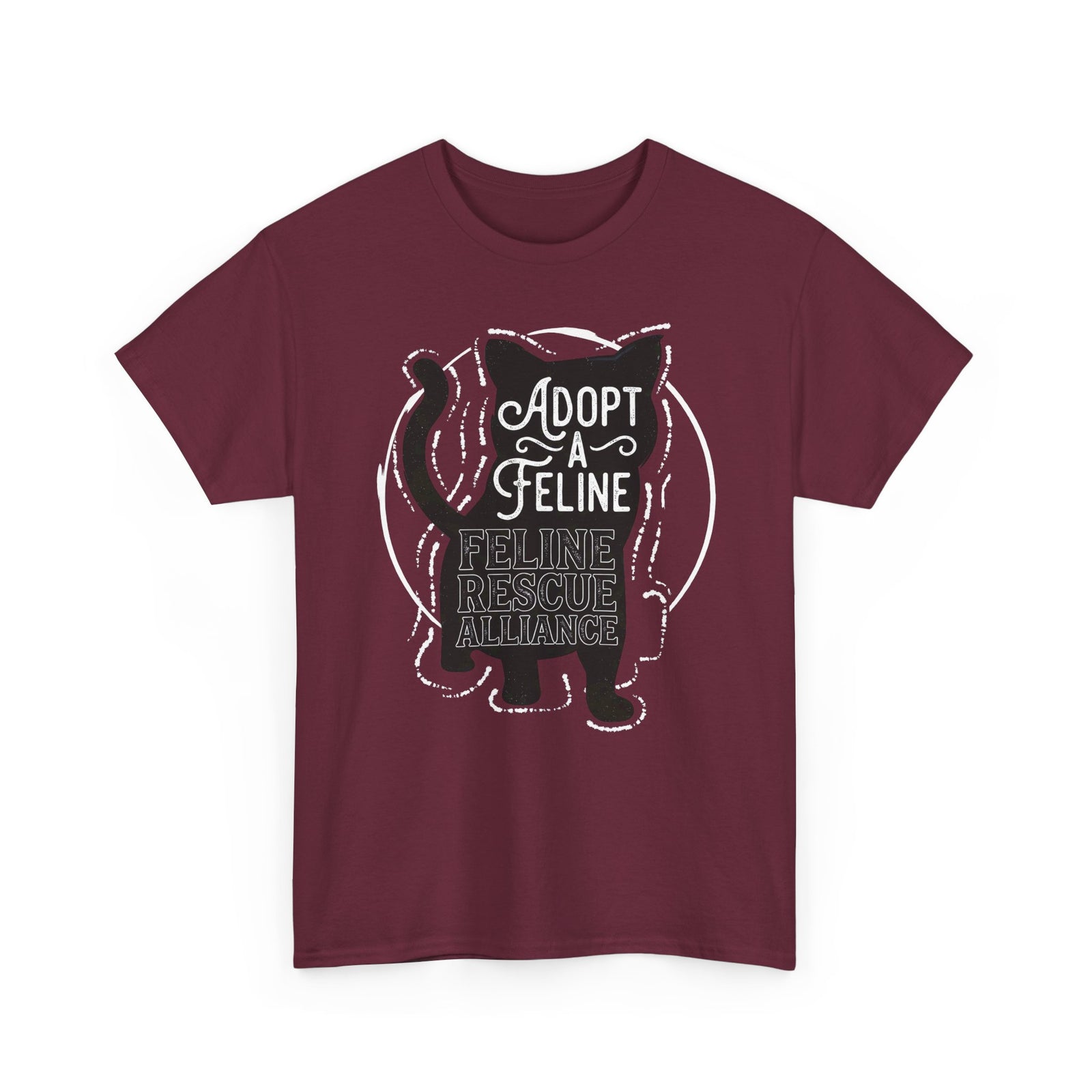Adopt a Feline T-Shirt – Feline Rescue Alliance Cat Shirt, Cat Lover Graphic Tee