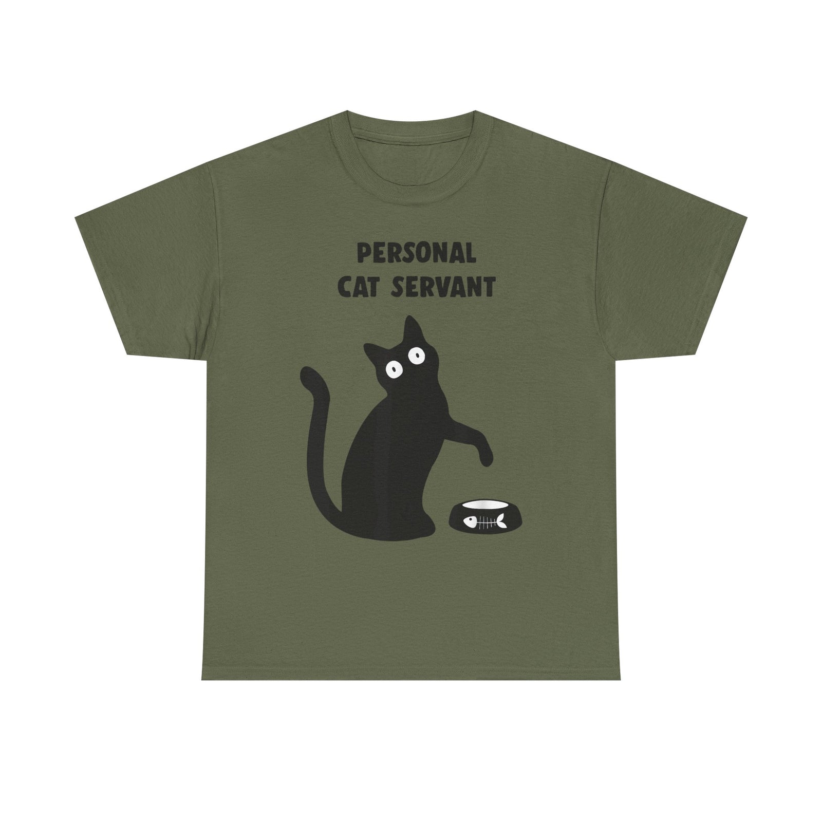 Personal Cat Servant T-Shirt — Funny Cat Tee