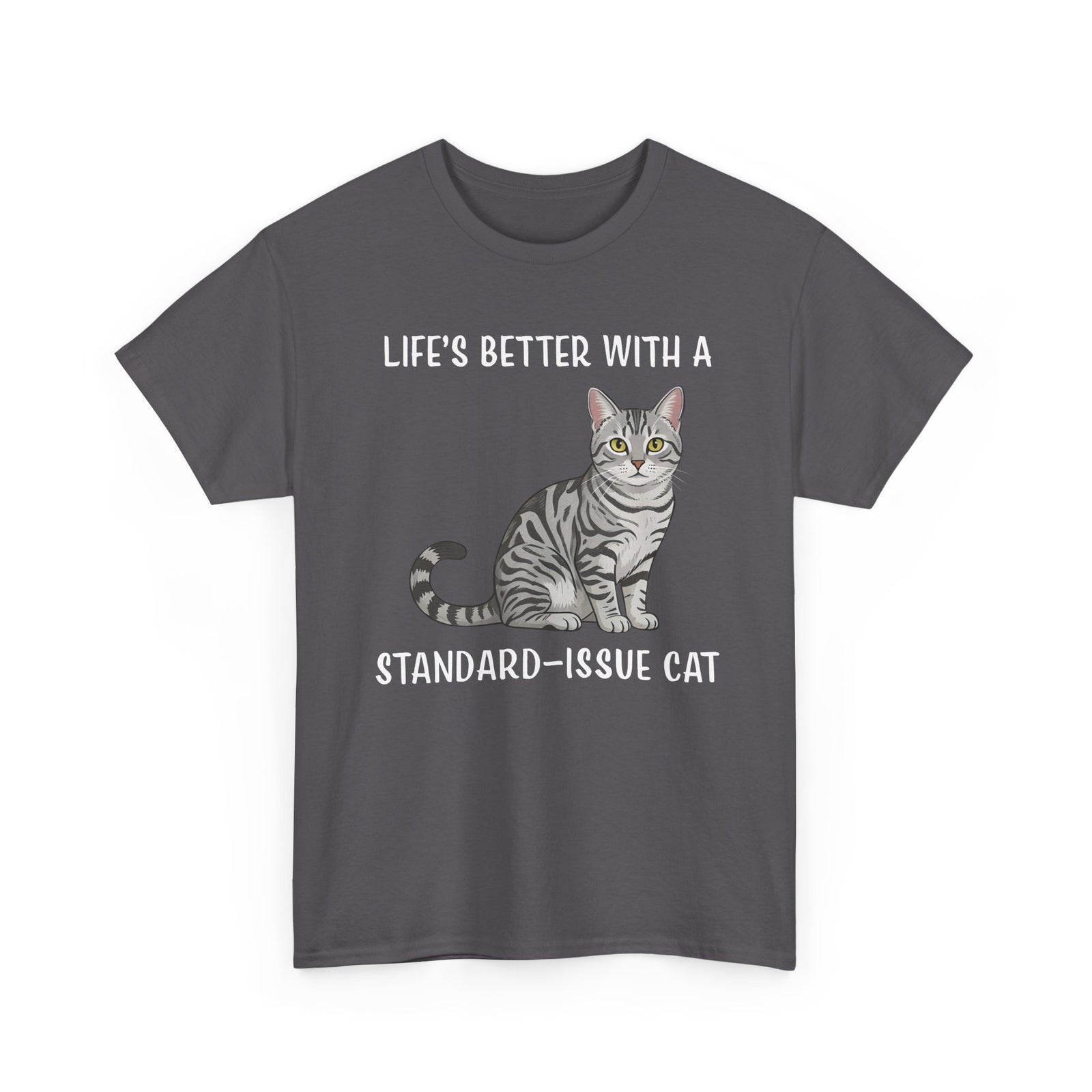 Standard Issue Cat T-Shirt Cute Graphic Cat Tee