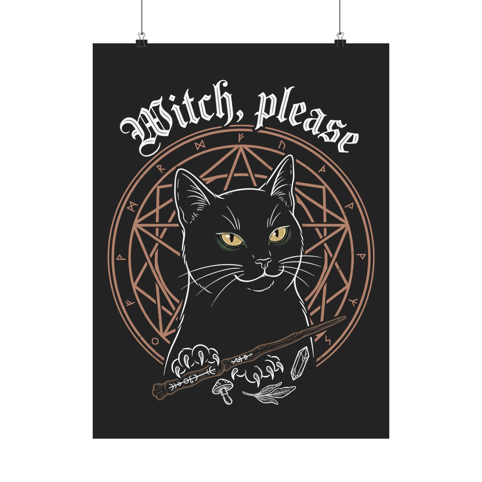 Witch, Please Black Cat Club Poster