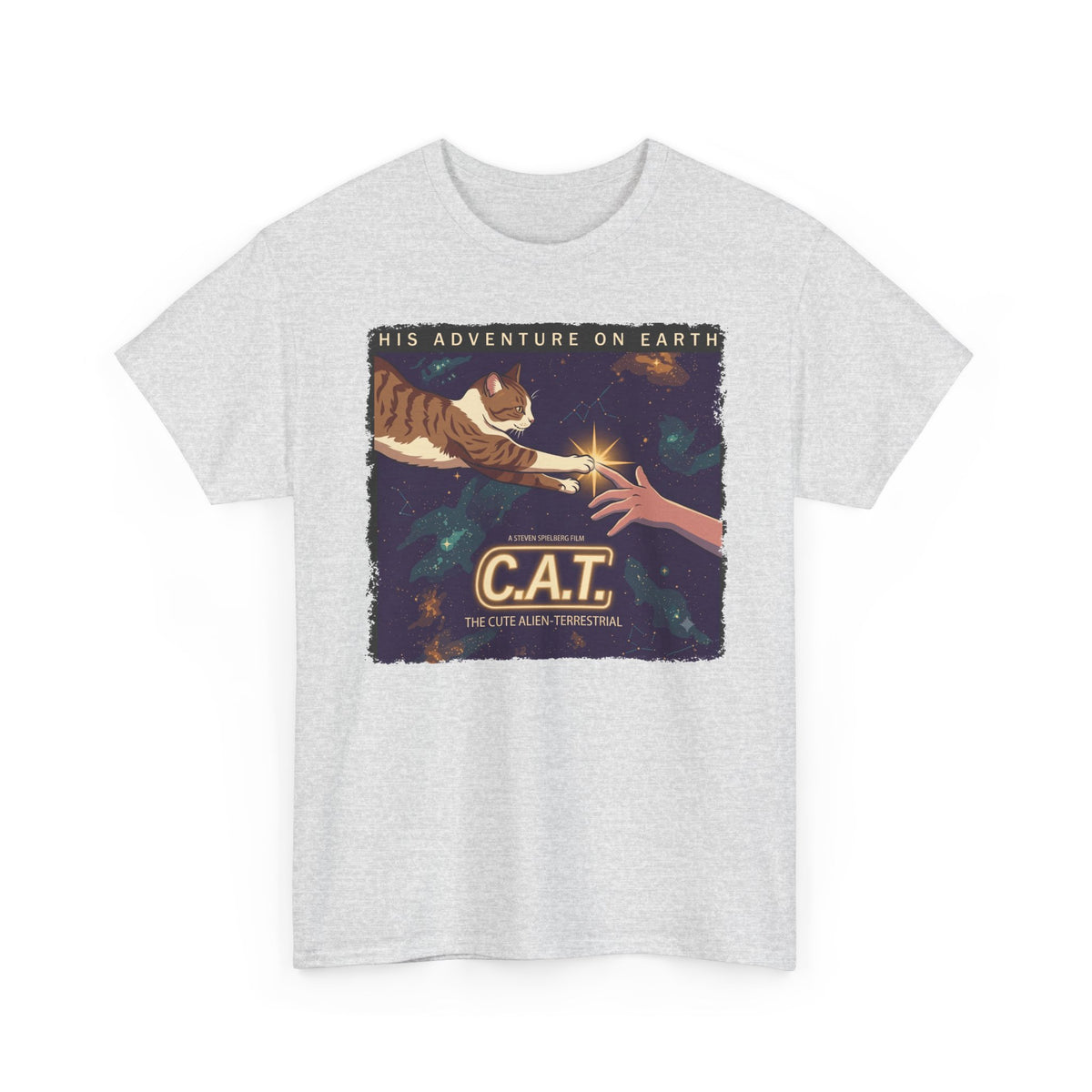 Cat Space Tee — "C.A.T. The Interstellar Traveler" Graphic T-Shirt