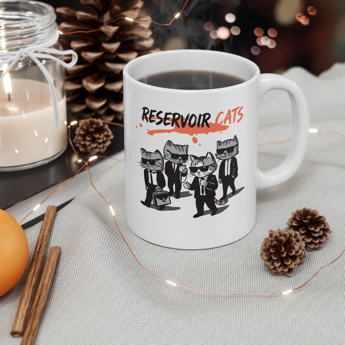 Reservoir Cats Ceramic Mug