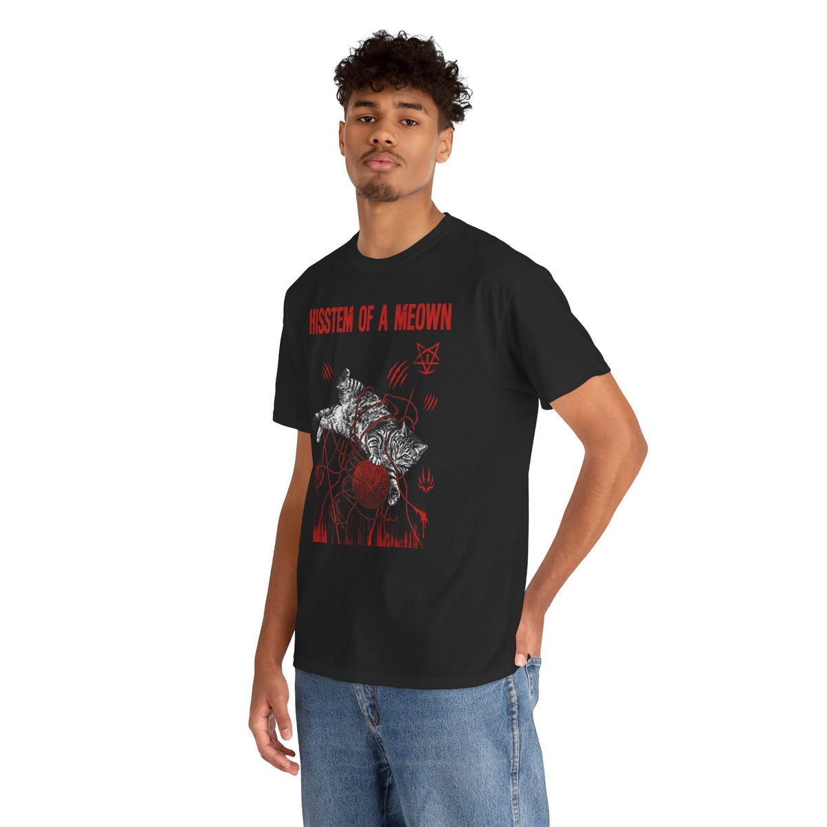 Hissten Of A Meown T-Shirt — Funny Cat Pun Tee