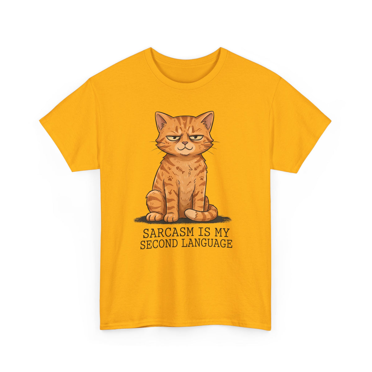 Sarcasm Is My 2nd Language Catitude T-Shirt