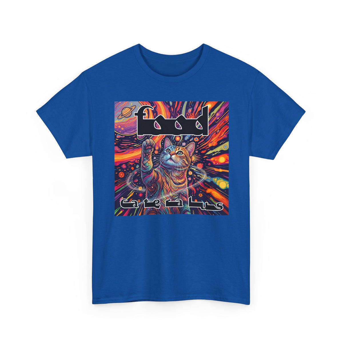 Funny Progressive Metal Cat T-Shirt — Progressive Metal Band Cat Graphic Tee